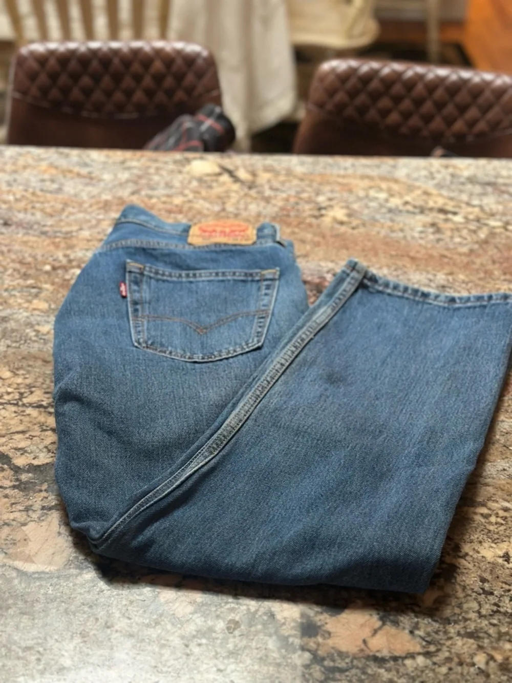 Levi's 505 Medium Blue Men's Straight Jeans
